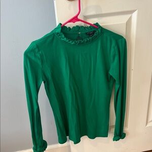 Ann Taylor Green Long Sleeve Top